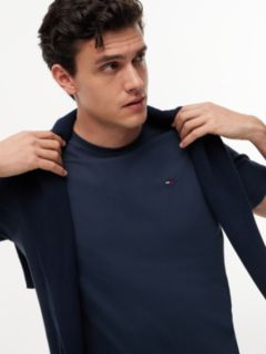 Flag Embroidery Extra Slim Jersey T-Shirt — Blue 3