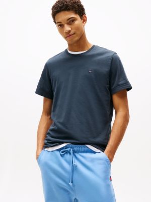 blue slim fit t-shirt for men tommy jeans