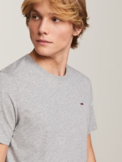 Flag Embroidery Extra Slim Jersey T-Shirt — Grey 4