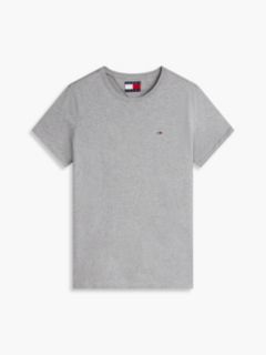 Flag Embroidery Extra Slim Jersey T-Shirt — Grey 8