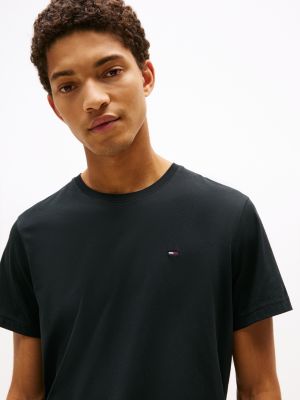 Regular Fit Crew T Shirt Black Tommy Hilfiger