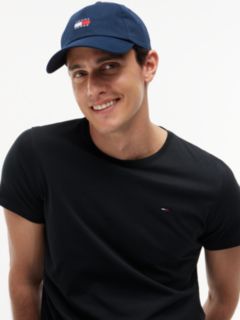 Flag Embroidery Extra Slim Jersey T-Shirt — Black 3