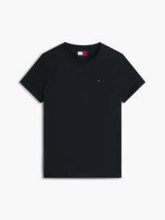 Flag Embroidery Extra Slim Jersey T-Shirt — Black 6