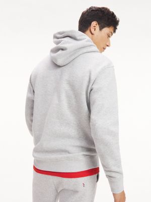 tommy classics hoodie met monogram