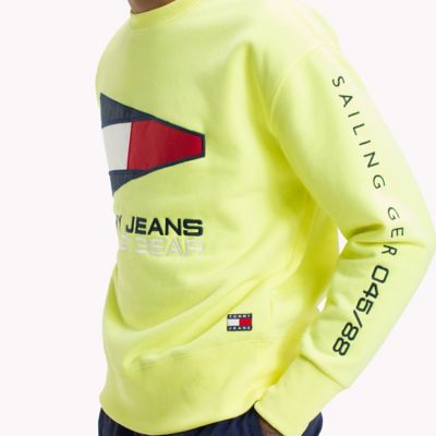 tommy hilfiger hoodie neon