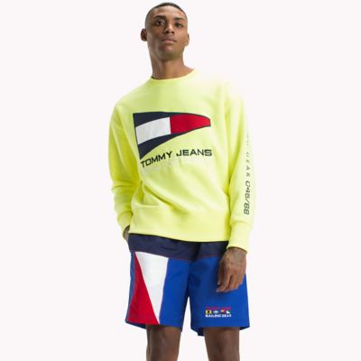 neon green tommy hilfiger hoodie