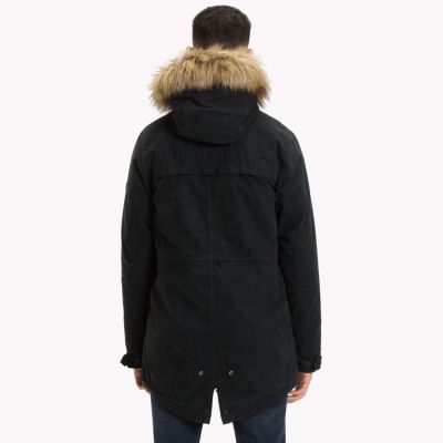 tommy jeans lined hooded parka jacket