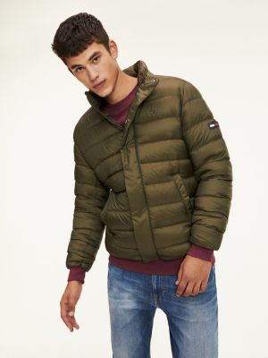 tommy jeans logo puffer jacket