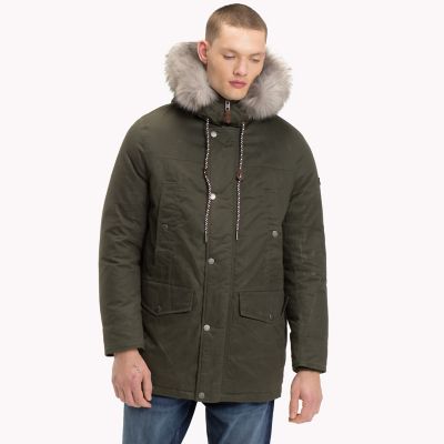 tommy jeans tjw cotton parka