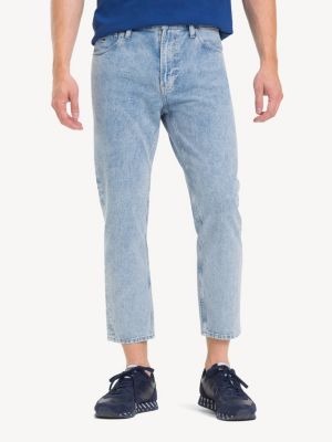 Tommy Hilfiger Azzurro Cotton Men's Slim Tapered Jean main image 1