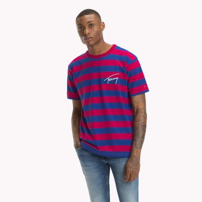 tommy hilfiger signature stripe tee