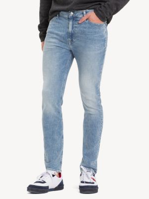 Tommy Hilfiger Light Blue Cotton Men Jeans main image 0