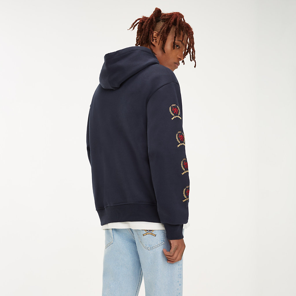 Tommy Hilfiger Repeat Crest Logo Hoody at £110 | love the brands