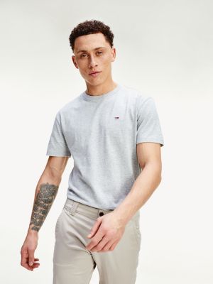 tommy jeans grey t shirt