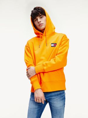 tommy jeans orange hoodie