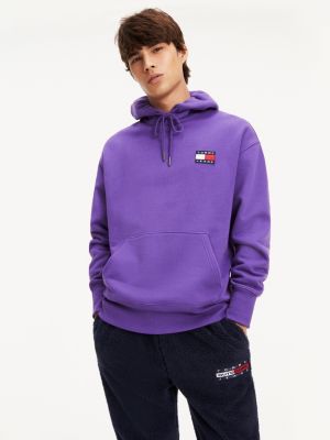 purple tommy hilfiger hoodie