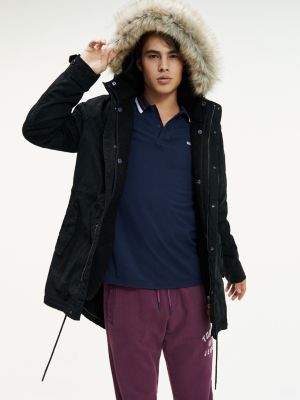 tommy jeans soft lined parka