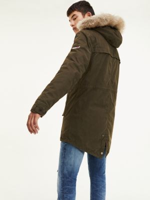 lined parka tommy hilfiger