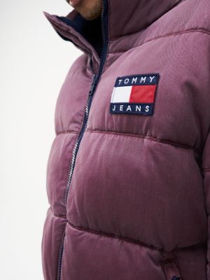 tommy jeans long padded hooded coat