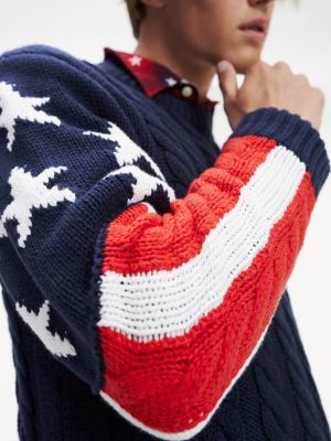 tommy hilfiger stars and stripes jumper