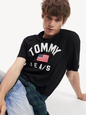 tommy hilfiger usa flag t shirt