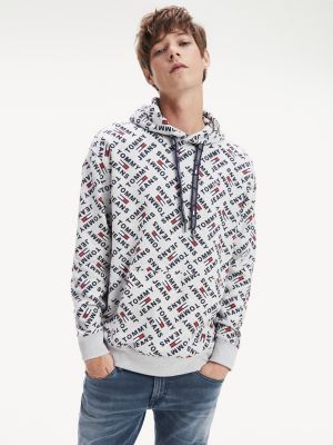 tommy jeans all over print sweatshirt