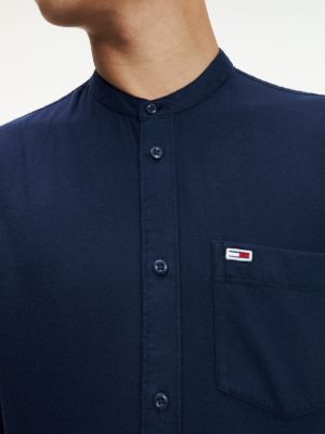 tommy hilfiger mandarin collar shirt