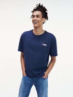 tommy jeans multi logo t shirt