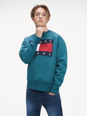 tommy jeans flag sweatshirt