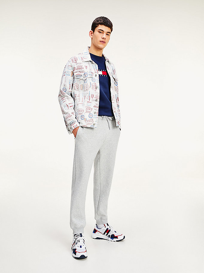 Classics Monogram Embroidery Joggers | GREY | Tommy Hilfiger