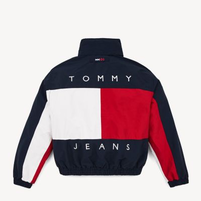 tommy jeans womens pastel colourblock sweatshirt