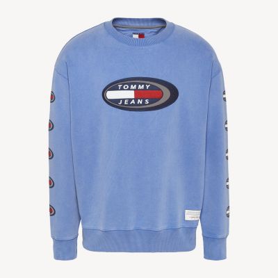 blue tommy jeans sweatshirt