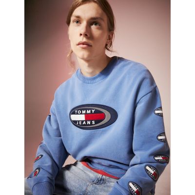 tommy blue sweatshirt