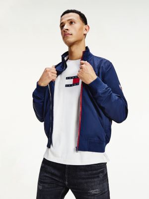 Essential Flag Patch Bomber Jacket BLUE Tommy Hilfiger