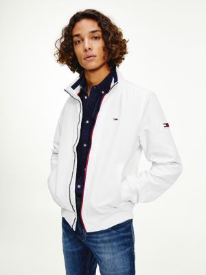 tommy hilfiger black and white jacket