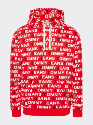 tommy jeans logo print sweatshirt