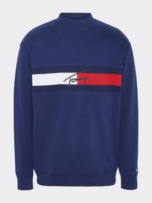 tommy signature organic cotton sweatshirt