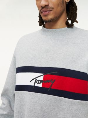 tommy signature organic cotton sweatshirt