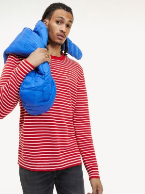 red tommy jeans jumper