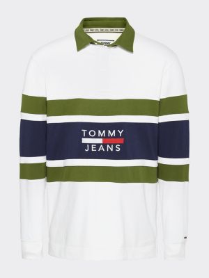 Long Sleeve Rugby Shirt | WHITE | Tommy 