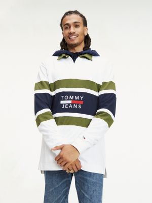 Long Sleeve Rugby Shirt | WHITE | Tommy Hilfiger
