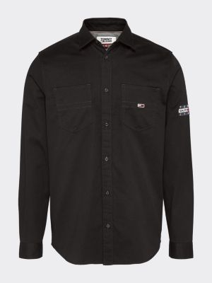 tommy jeans shirt black
