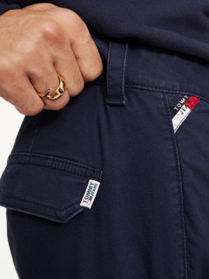 Cargo Dobby Trousers | BLUE | Tommy 