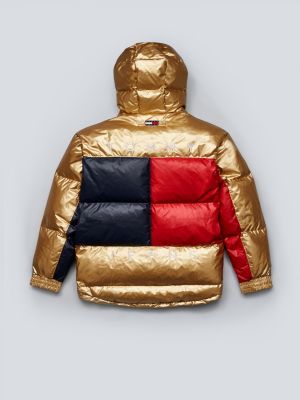 tommy hilfiger gold coat