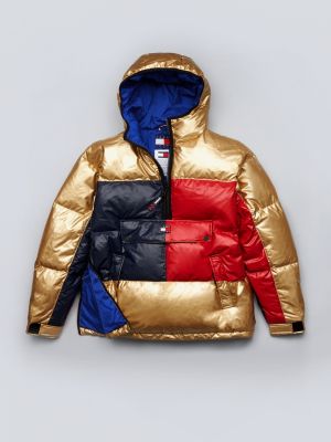 tommy hilfiger puffer yellow