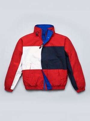 tommy hilfiger hooded puffer jacket