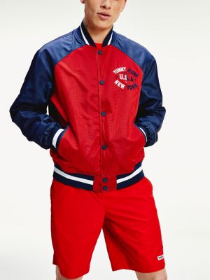 tommy jeans borg reversible bomber jacket