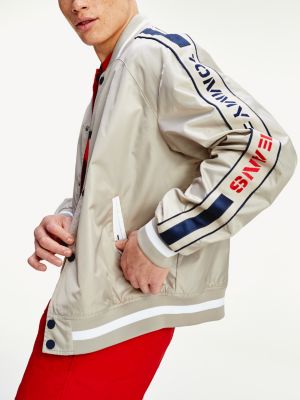 tommy jeans borg reversible bomber jacket