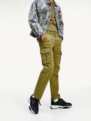 stretch cargo trousers