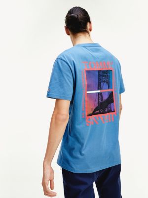 tommy jeans centre logo t shirt